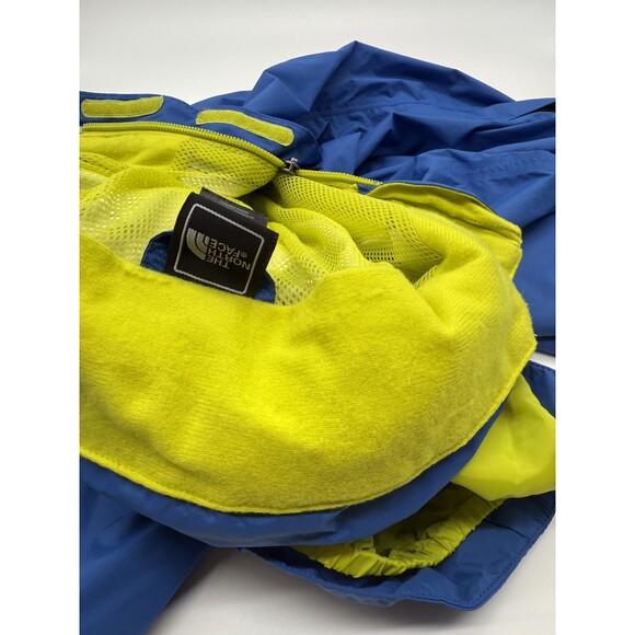 North Face Jacket Boys XL Hyvent Blue Yellow Coat Rain Ski Parka Outdoors Kids - Picture 7 of 16